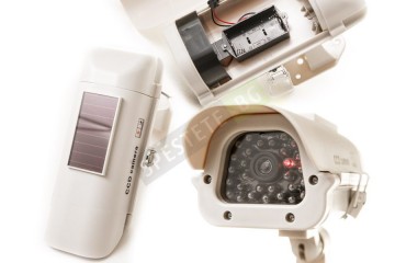 Фалшива камера за видеонаблюдение със соларен панел-foto2