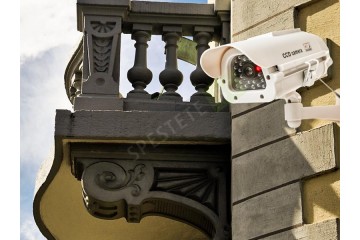 Фалшива камера за видеонаблюдение със соларен панел-foto3