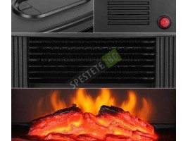 Мини електрическа камина с естествен пламък-foto3