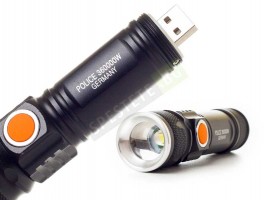 Мощен акумулаторен USB фенер-foto3