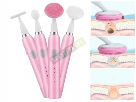 Почистваща четка и масажор за лице 4в1-foto2