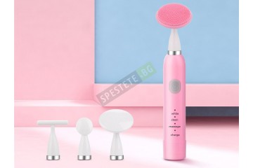 Почистваща четка и масажор за лице 4в1-foto3