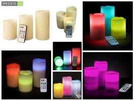 Романтични свещи с дистанционно-foto3
