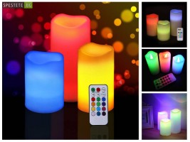 Романтични свещи с дистанционно-foto2
