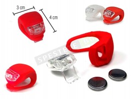Силиконови LED светлини за колело-foto2