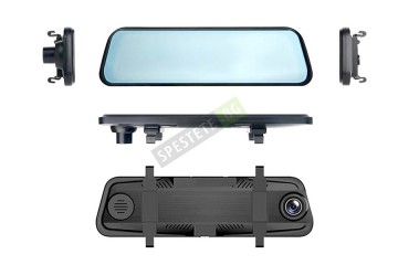 Видеорегистратор огледало с камера за задно виждане-foto7