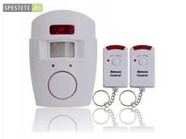 Аларма със сензор за движение с 2 броя дистанционни - SENSOR ALARM-foto2