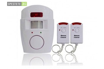 Аларма със сензор за движение с 2 броя дистанционни - SENSOR ALARM-foto2
