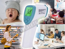 Безконтактен инфрачервен термометър-foto2
