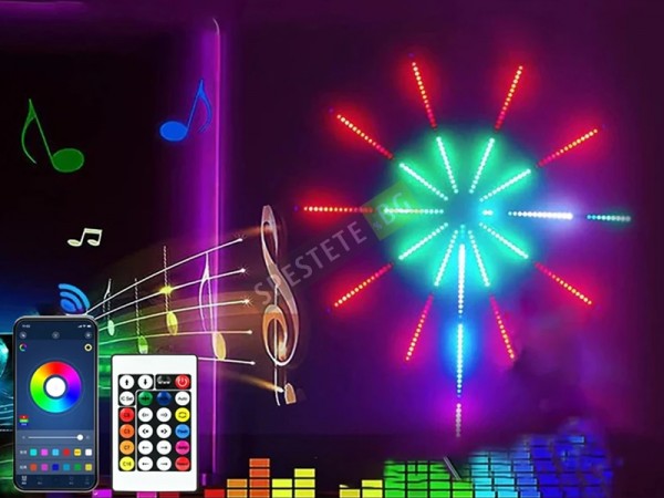 Декоративна RGB лента фойерверк