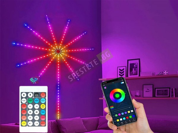 Декоративна RGB лента фойерверк