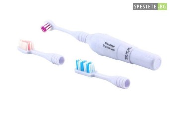 Електрическа четка за зъби с 3 накрайника-foto2