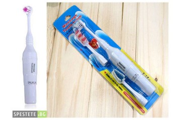 Електрическа четка за зъби с 3 накрайника-foto4