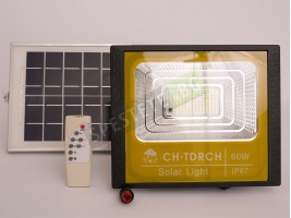 LED прожектор със соларен панел-foto2