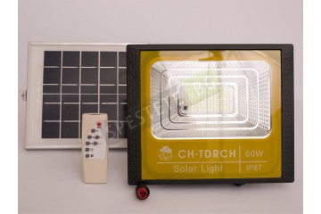 LED прожектор със соларен панел-foto2