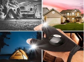 Работна ръкавица с LED светлина-foto3