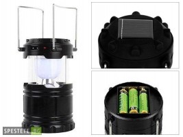 Компактна къмпинг LED лампа със солар-foto4