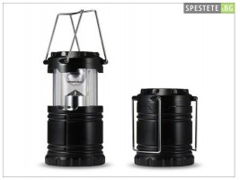 Компактна къмпинг LED лампа със солар-foto2