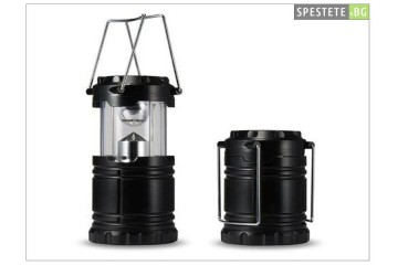 Компактна къмпинг LED лампа със солар-foto2
