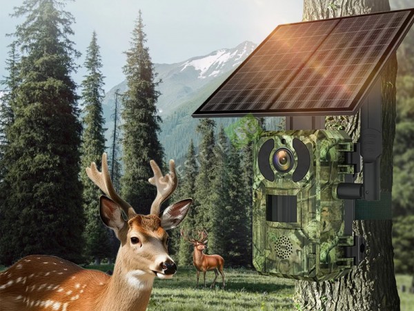 Ловно-охранителна камера със соларен панел