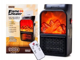 Портативна мини печка с камина ефект-foto2