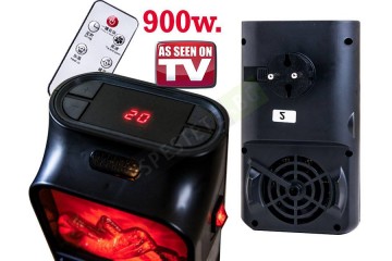 Портативна мини печка с камина ефект-foto3