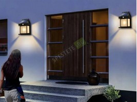 Соларна сензорна лампа фенер-foto2