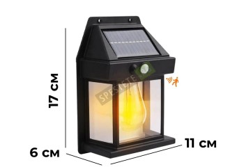 Соларна сензорна лампа фенер-foto5