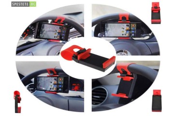 Стойка за телефон за волана на автомобил-foto4