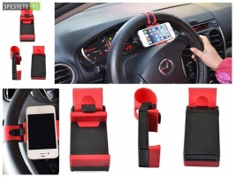 Стойка за телефон за волана на автомобил-foto3