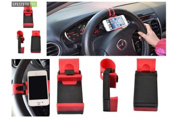 Стойка за телефон за волана на автомобил-foto3