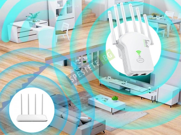 Усилвател рипийтър за Wi-fi рутер Усилвател рипийтър за Wi-fi рутер