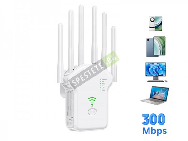 Усилвател рипийтър за Wi-fi рутер Усилвател рипийтър за Wi-fi рутер