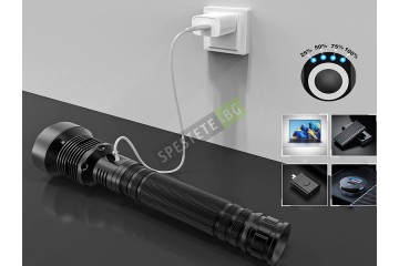 Влагоустойчив фенер с презареждаща батерия-foto3