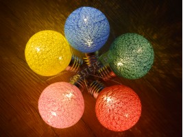 Декоративни цветни лампички на батерии-foto5