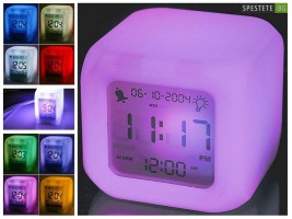 Дигитален LED часовник с аларма-foto2