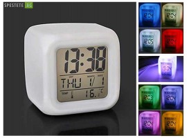 Дигитален LED часовник с аларма-foto4