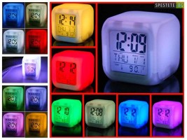 Дигитален LED часовник с аларма-foto3