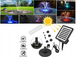 Фонтан с LED светлини и соларен панел-foto5