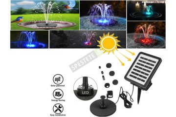 Фонтан с LED светлини и соларен панел-foto5