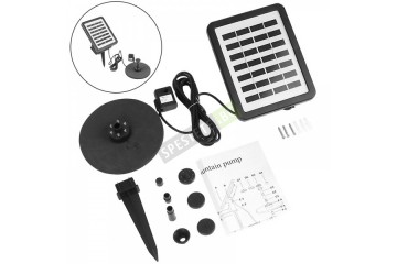 Фонтан с LED светлини и соларен панел-foto4