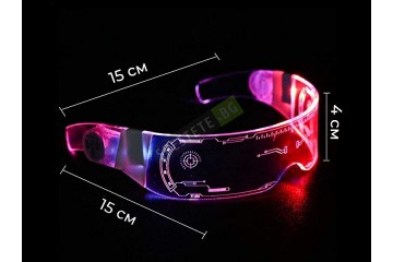 Футуристични светещи очила-foto5