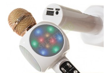 Караоке микрофон със светлини-foto2