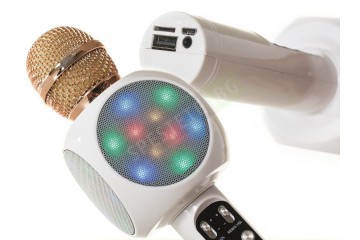 Караоке микрофон със светлини-foto2