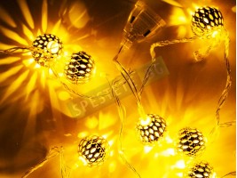 Коледни лампички метални фигурки -foto2