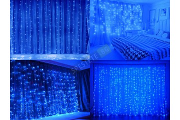 Коледни лампички тип завеса-foto3