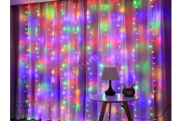 Коледни лампички тип завеса-foto4