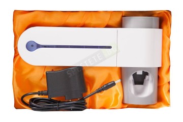 Стерилизатор за четки за зъби с диспенсер Стерилизатор за четки за зъби с диспенсер