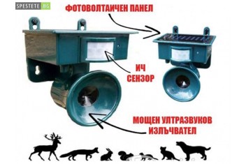 Ултразвуково соларно устройство против вредители-foto2