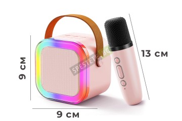 Безжична мини колонка с микрофон-foto3